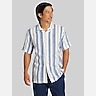 Joseph Abboud Modern Fit Stripe Camp Shirt