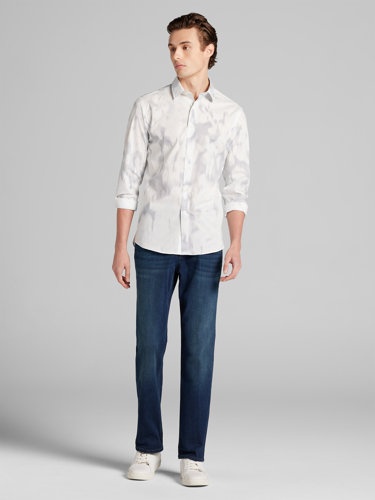 CHILLFLEX Slim Fit Button Up Shirt