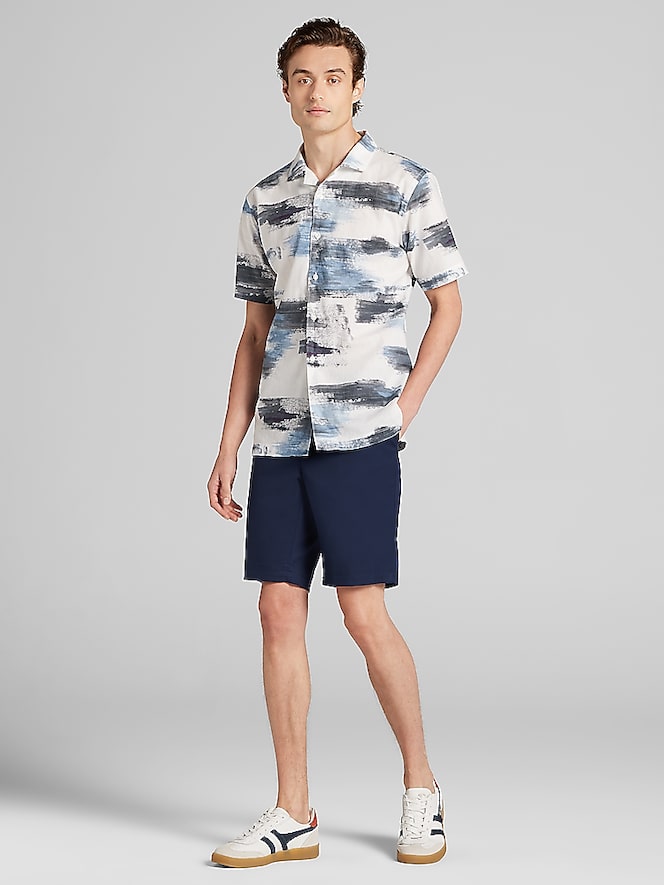 Awearness Kenneth Cole Modern Fit Camp Shirt