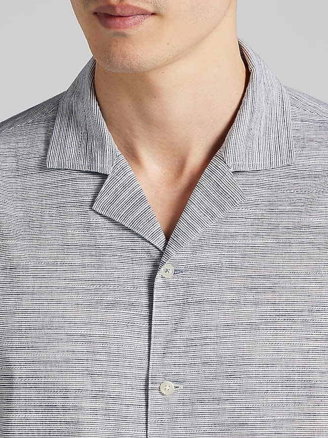 Joseph Abboud Modern Fit Camp Collar Sportshirt