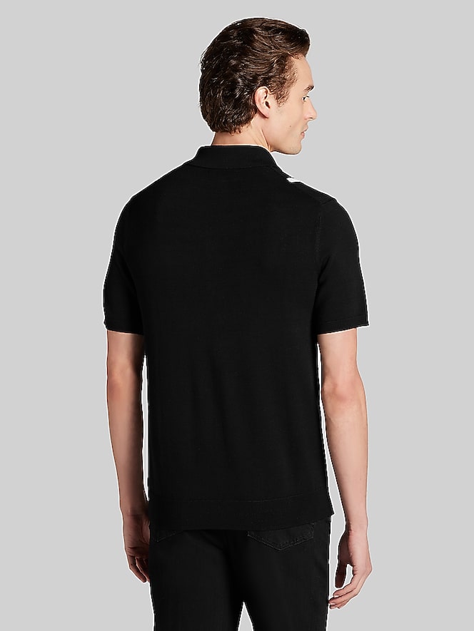 Awearness Kenneth Cole Short Sleeve Button Front Sweater