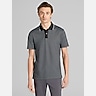 Awearness Kenneth Cole Slim Fit Grid Jacquard Polo