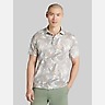 Joseph Abboud Modern Fit Tropical Print Resort Polo