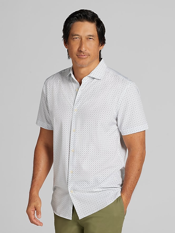 Awearness Kenneth Cole Slim Fit Camp Shirt