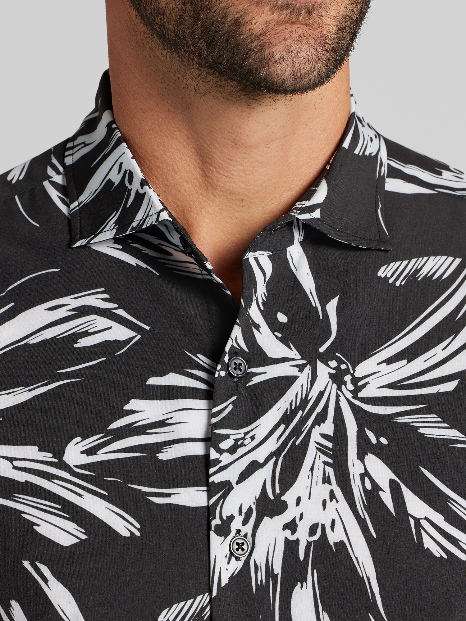 CHILLFLEX Short Sleeve 4-Way Stretch Button Up Shirt