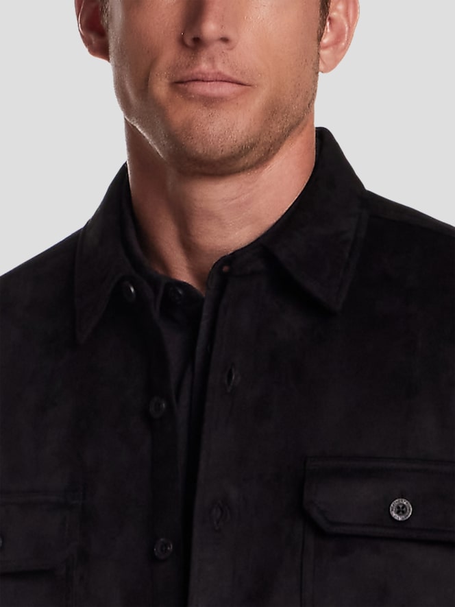 Weatherproof Vintage Faux Suede Overshirt