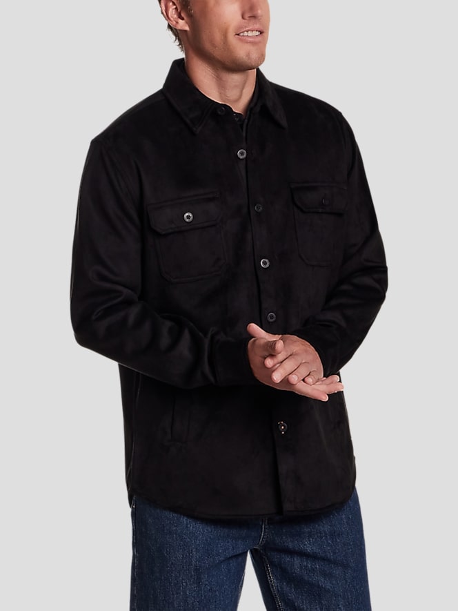 Weatherproof Vintage Faux Suede Overshirt