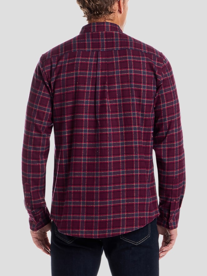 Weatherproof Vintage Regular Fit Holiday Flannel Shirt