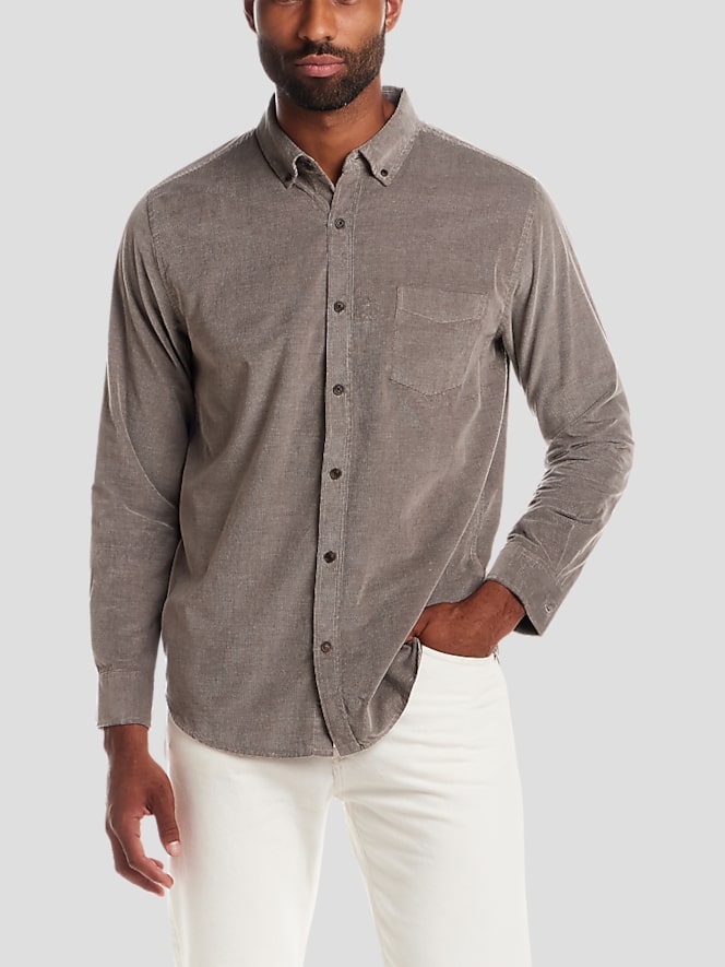 Weatherproof Vintage Regular Fit Vintage Brocade Corduroy Shirt