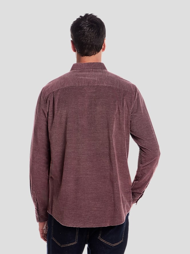 Weatherproof Vintage Regular Fit Vintage Brocade Corduroy Shirt