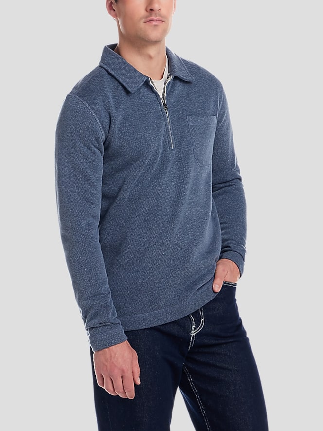 Weatherproof Vintage Pebble Fleece Quarter Zip Pullover