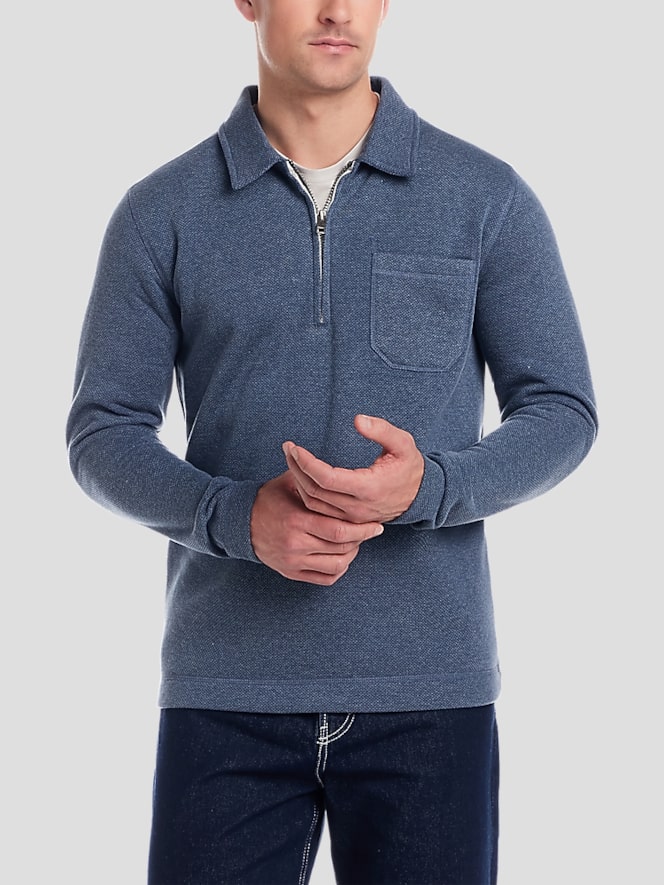 Weatherproof Vintage Pebble Fleece Quarter Zip Pullover