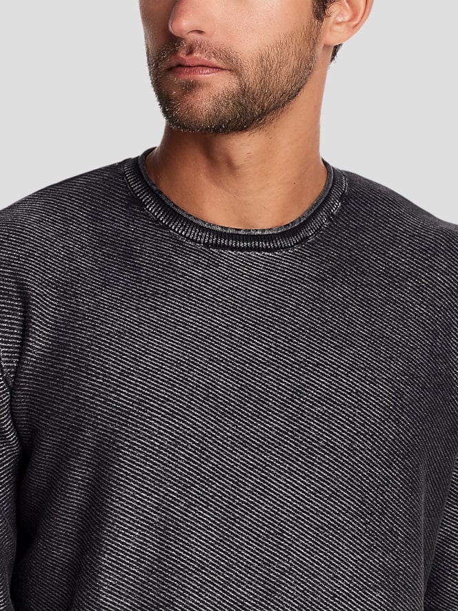 Weatherproof Vintage Twill Roll Neck Stonewash Sweater
