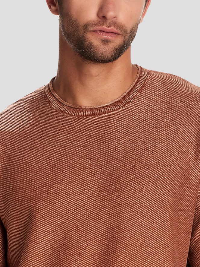 Weatherproof Vintage Twill Roll Neck Stonewash Sweater