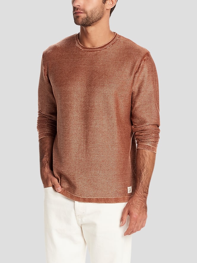 Weatherproof Vintage Twill Roll Neck Stonewash Sweater