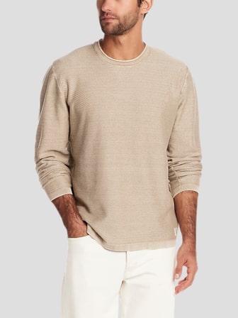 Merino Wool Mock Neck Sweater