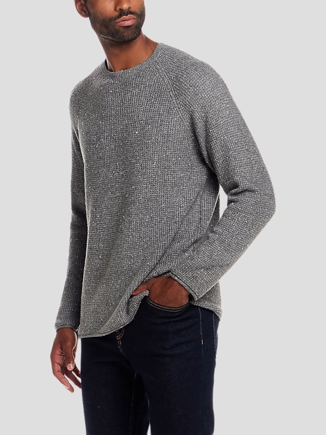 Weatherproof Vintage Regular Fit Waffle Donegal Crewneck Pullover