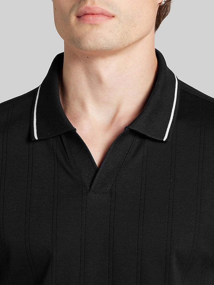 black polo dress shirts Dress Collar Performance Polo main image 0