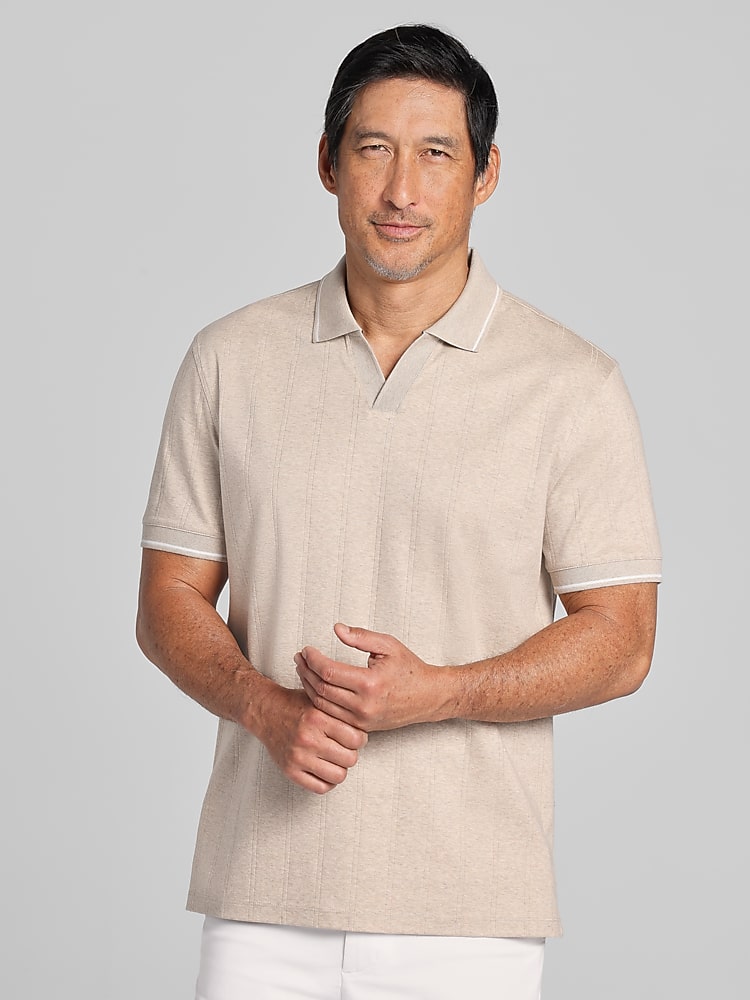light brown dress shirts Hisdern Men's Dark Brown Splicing Dress Shirt For Office Wear 2XL main image 0