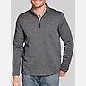 Johnston &Amp; Murphy Modern Fit Marled 1/4 Zip Sweater