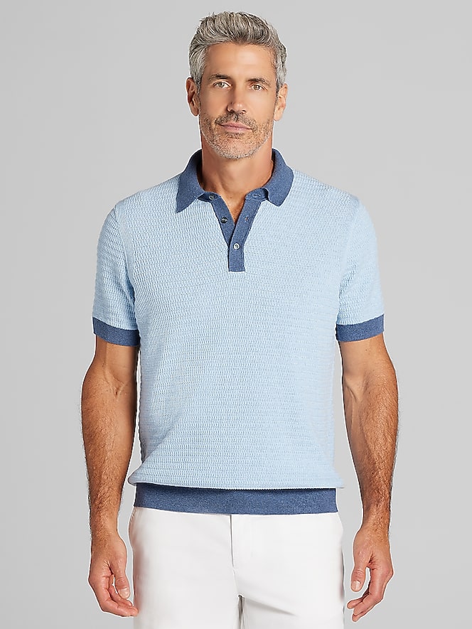 Joseph Abboud Joseph Abboud Contrast Collar Polo