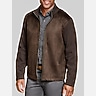 Johnston &Amp; Murphy Modern Fit Faux Suede Jacket