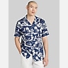 Joseph Abboud Modern Fit Palm Trees and Sailboat Camp Shirt
