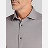 Joseph Abboud Modern Fit Knit Button Up Shirt