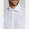 Joseph Abboud Classic Fit Variegated Stripe Button Up Shirt