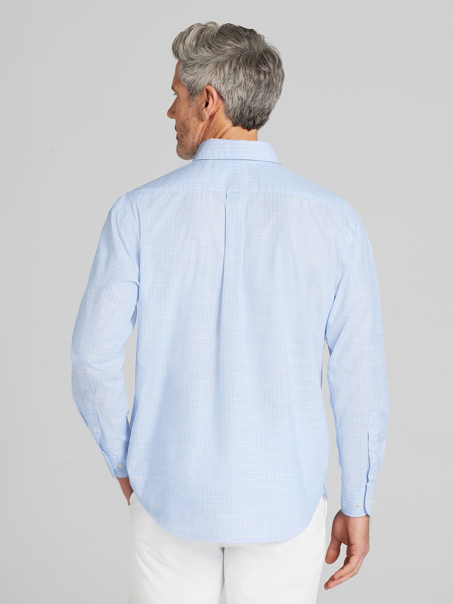 Classic Fit Woven Button Up Shirt