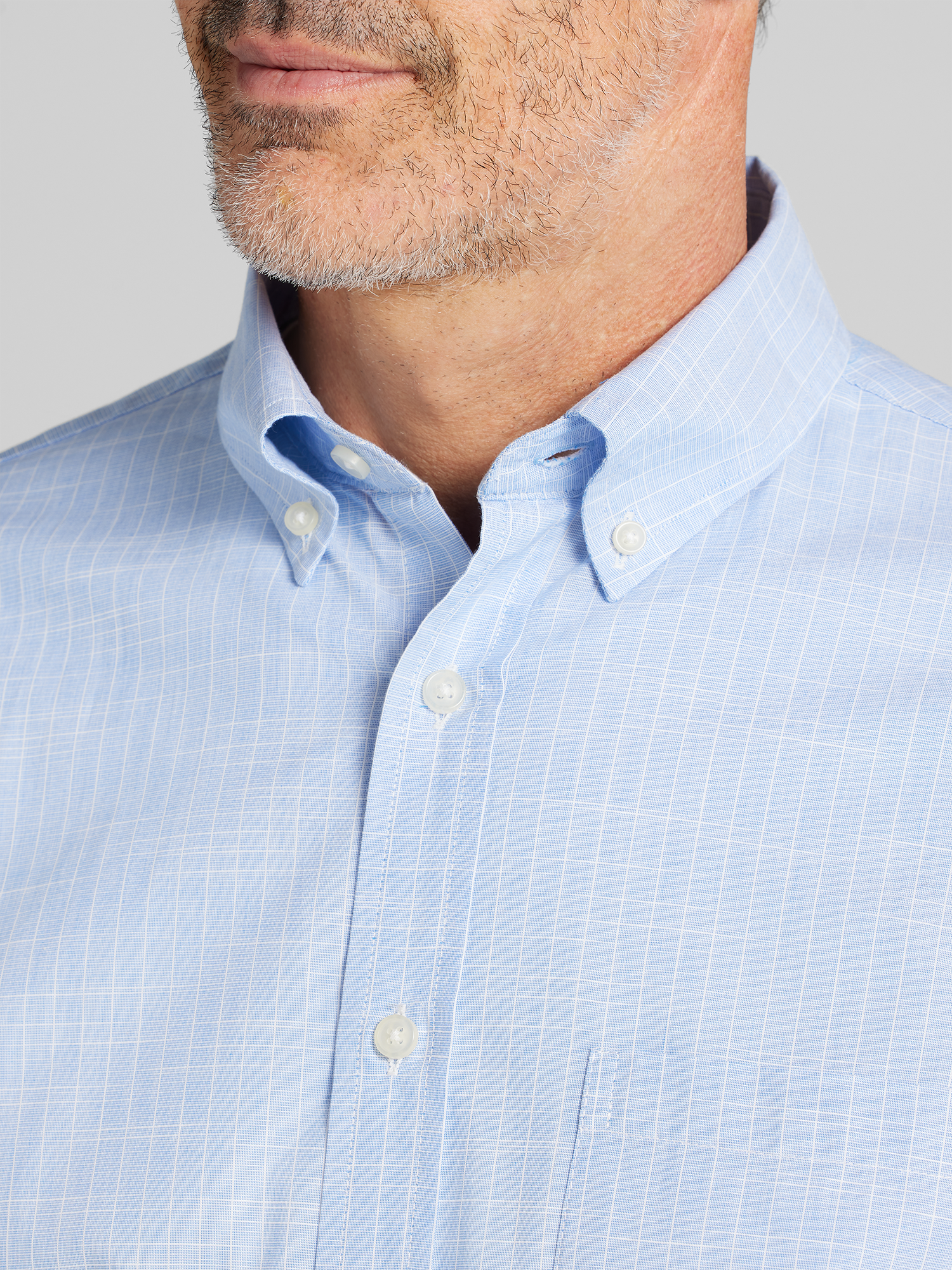 Classic Fit Woven Button Up Shirt