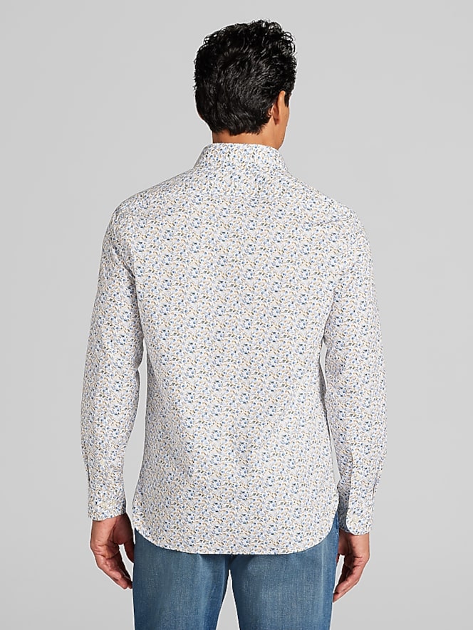 Joseph Abboud Modern Fit Floral Button Up Shirt