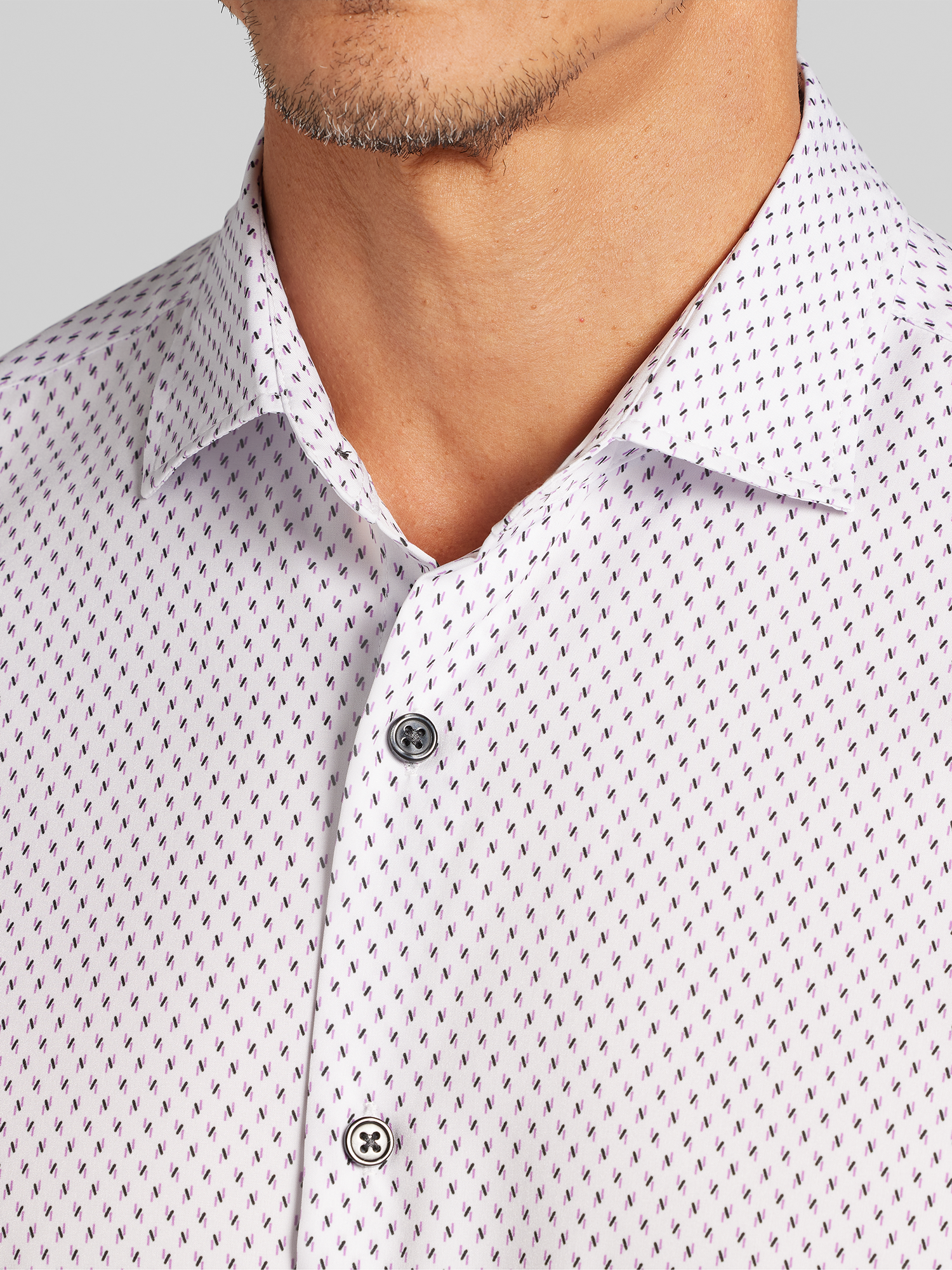 CHILLFLEX Modern Fit 4-Way Stretch Button Up Shirt