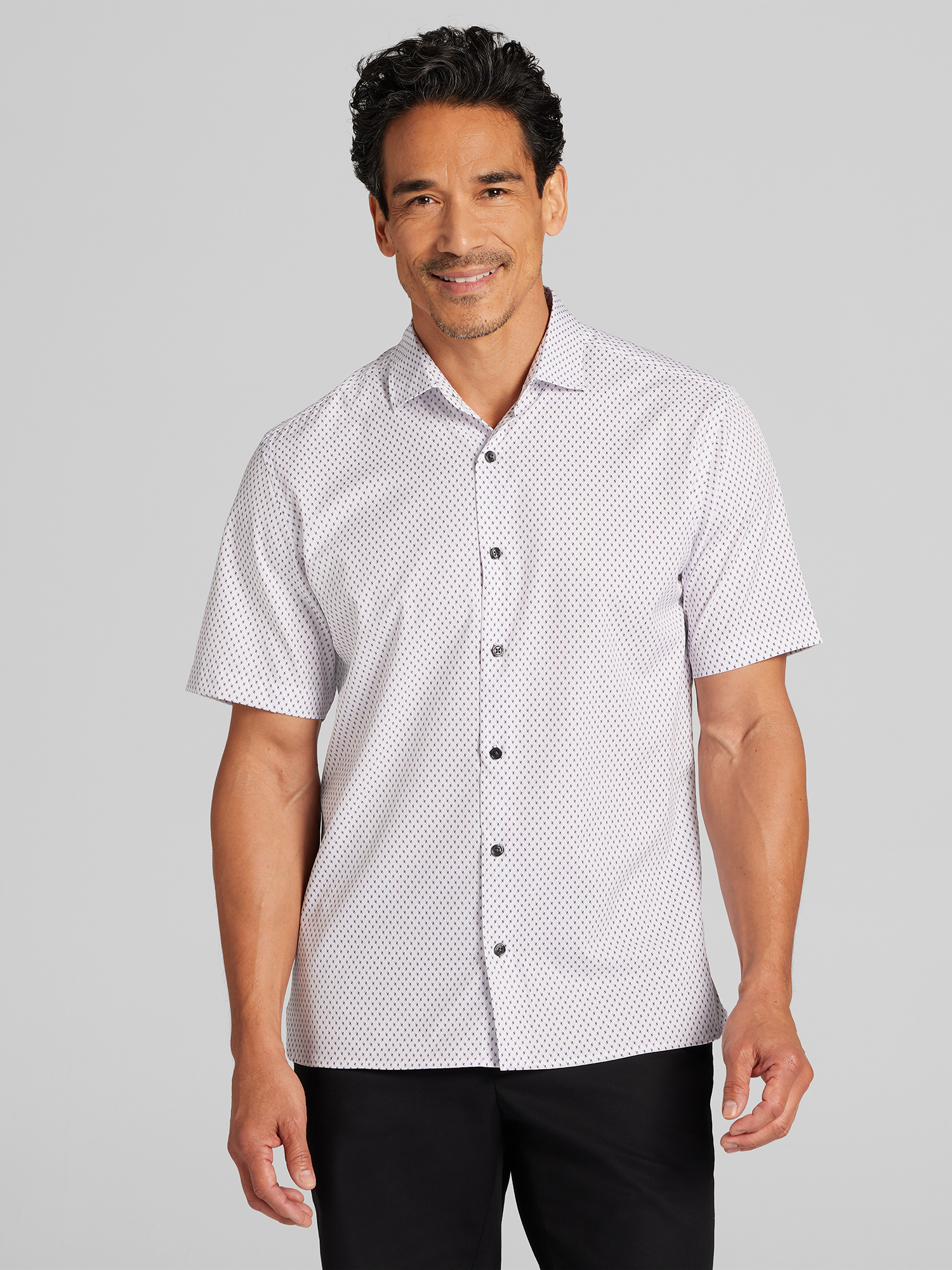CHILLFLEX Modern Fit 4-Way Stretch Button Up Shirt