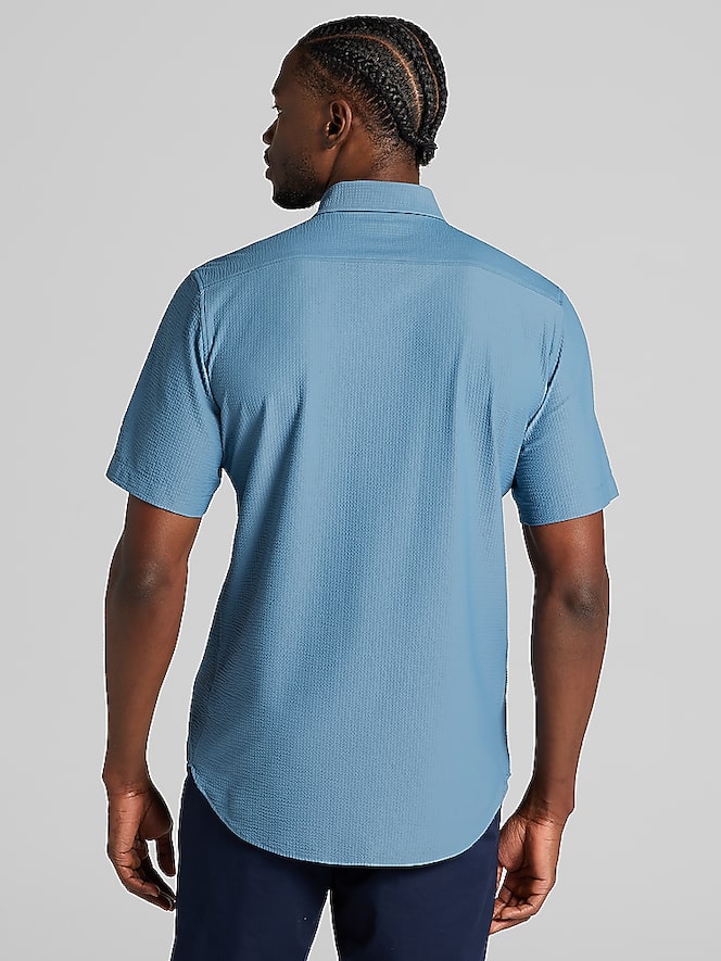 Awearness Kenneth Cole Modern Fit Chillflex 4-Way Stretch Sportshirt