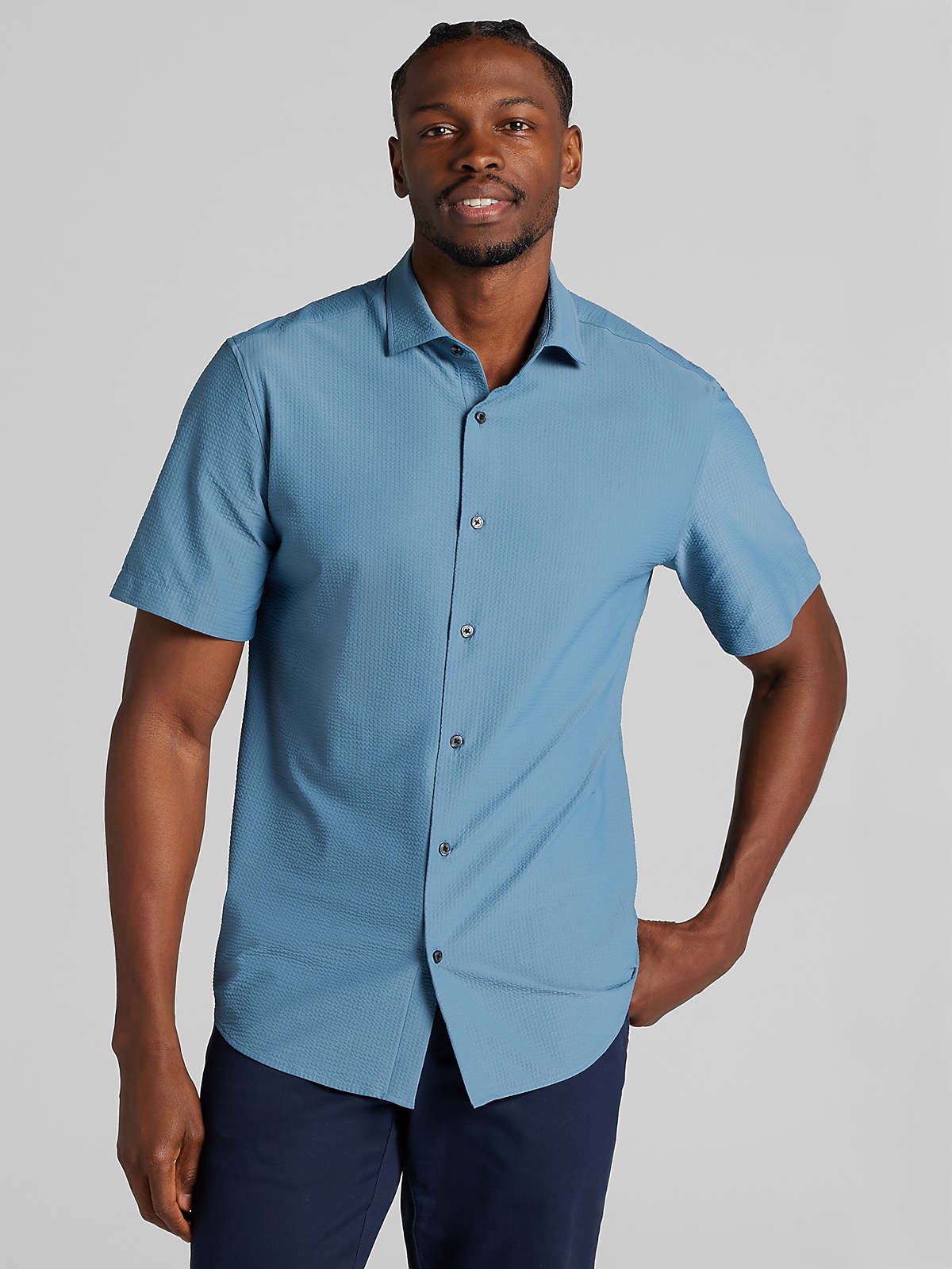 Awearness Kenneth Cole CHILLFLEX Modern Fit Short Sleeve 4-Way