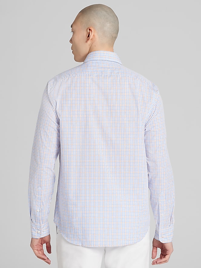 Wilke-Rodriguez Modern Fit Grid Button Up Shirt