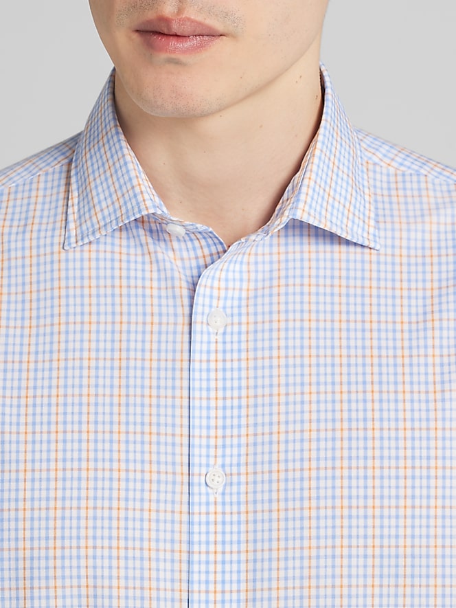 Wilke-Rodriguez Modern Fit Grid Button Up Shirt