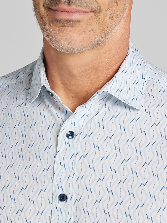 Awearness Kenneth Cole CHILLFLEX Modern Fit Camp Shirt