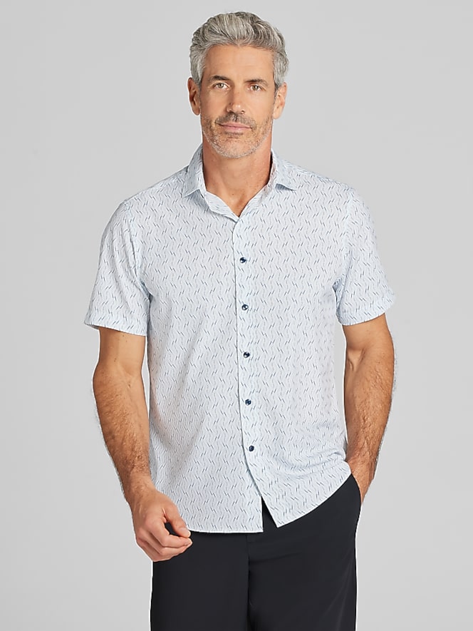 Awearness Kenneth Cole CHILLFLEX Modern Fit Camp Shirt