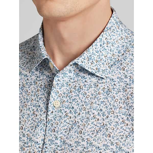 Awearness Kenneth Cole Big & Tall Men's CHILLFLEX 4-Way Stretch Button Up Shirt White - Size: XXL
