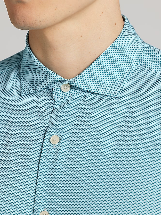 Awearness Kenneth Cole Slim Fit 4-Way Stretch Button Up Shirt