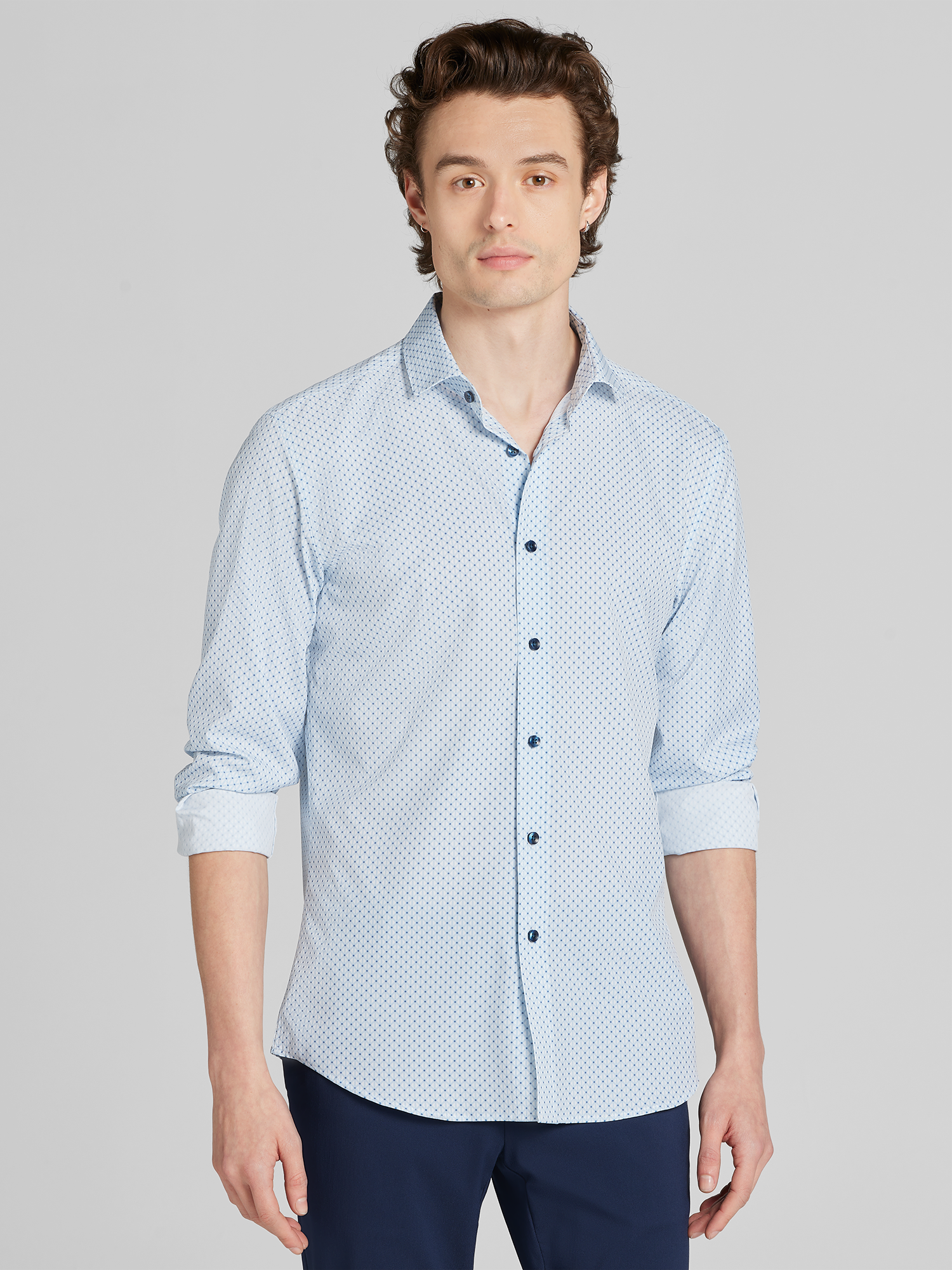 4-Way Stretch Button Up Shirt