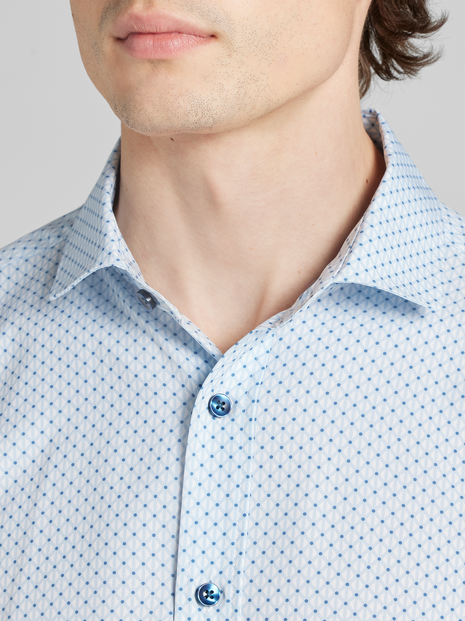 4-Way Stretch Button Up Shirt