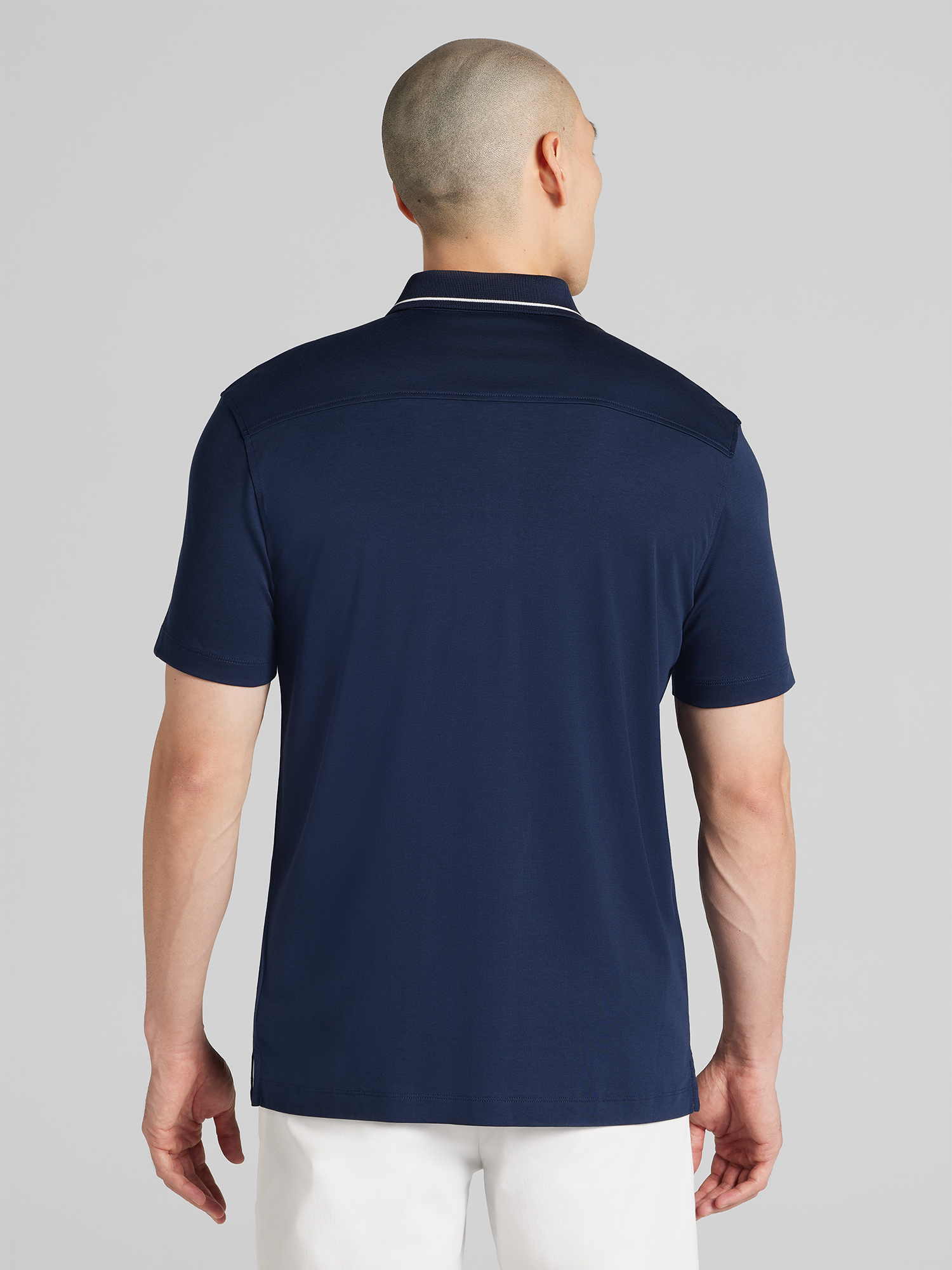 Modern Fit Cotton Modal Short Sleeve Button Up Shirt