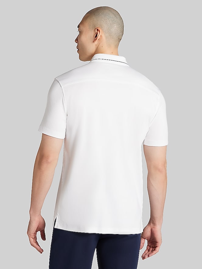 Joseph Abboud Modern Fit Ultra-Soft Stretch Cotton Short Sleeve Button Up Shirt