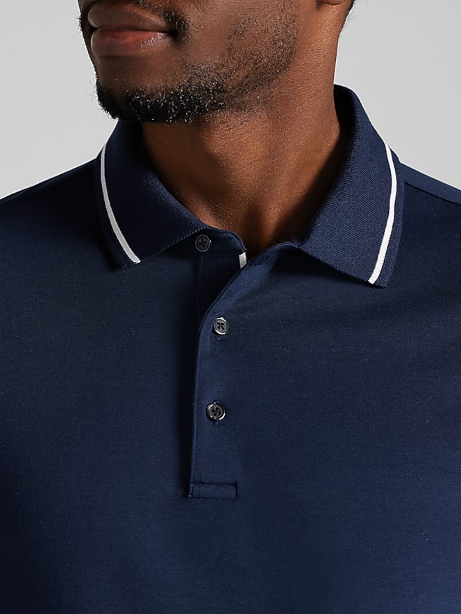 Joseph Abboud Modern Fit Luxe Cotton Polo