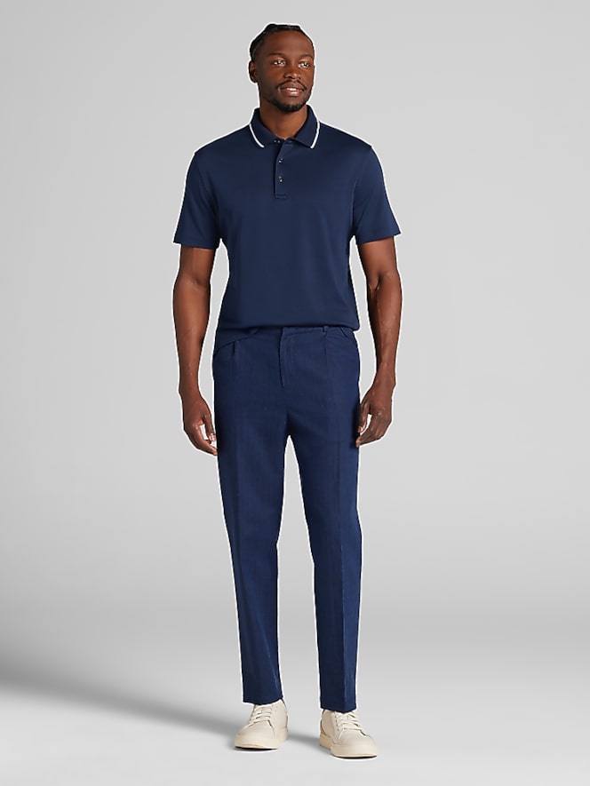 Joseph Abboud Modern Fit Luxe Cotton Polo