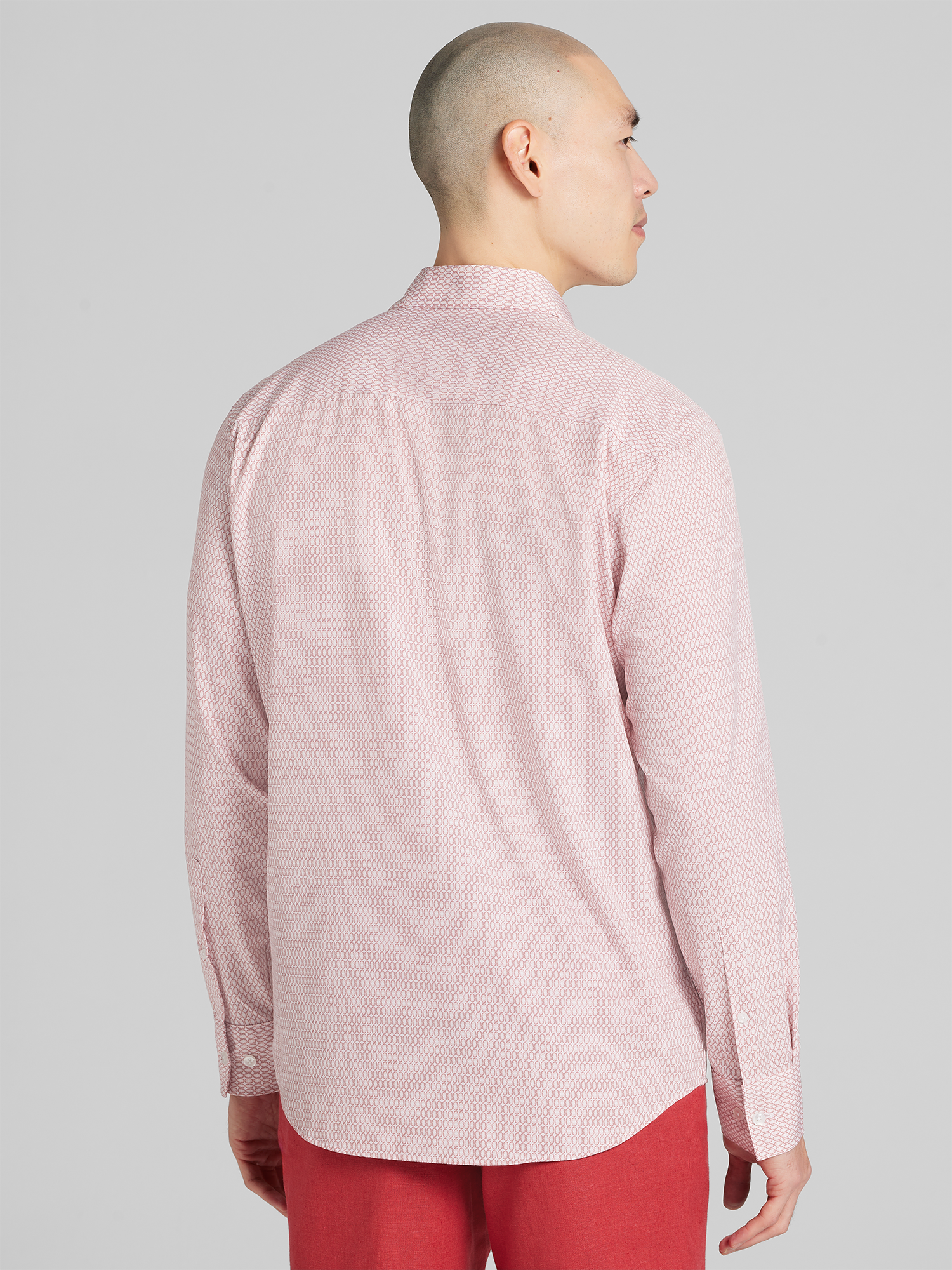 Modern Fit 4-Way Stretch Button Up Shirt