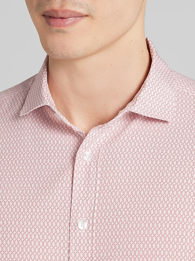 Awearness Kenneth Cole Modern Fit 4-Way Stretch Button Up Shirt